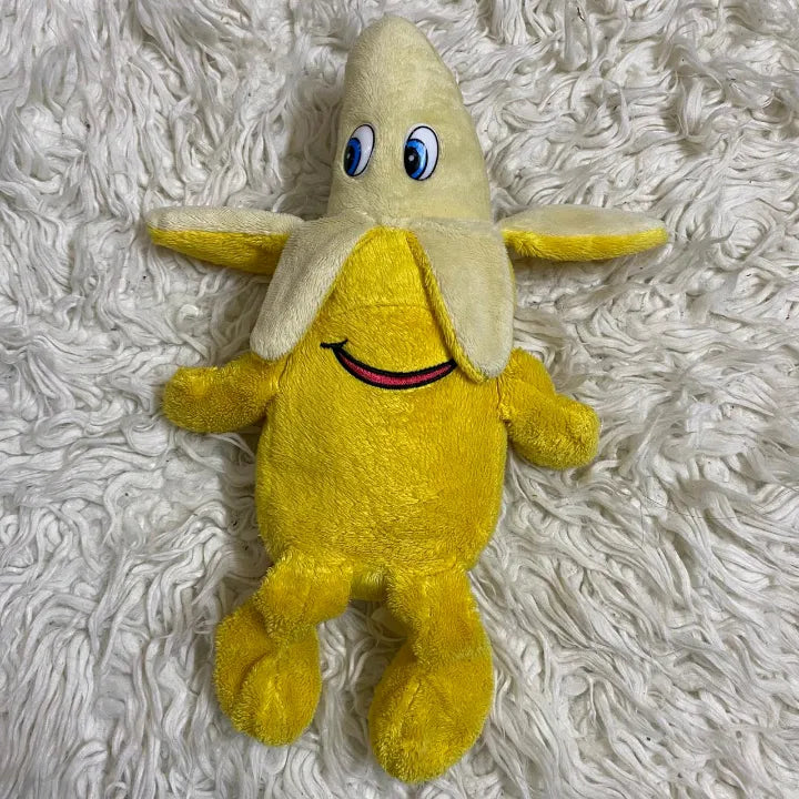YELLOW BANANA STUFFED TOYS