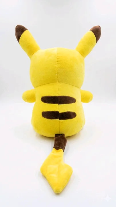 Playful Pikachu in Green Dungarees – Soft Stuffed Toy (30cm)