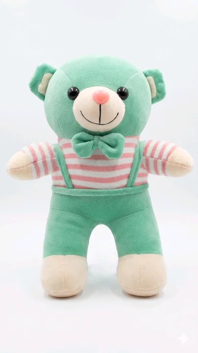 Cute Bow Teddy Bear Plush Toy โ Soft Stuffed Teddy (35cm)