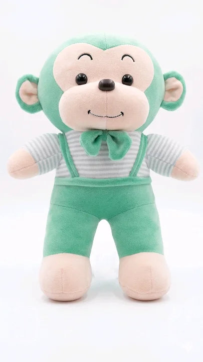 Happy Monkey Plush Toy โ Soft Stuffed Monkey (35cm)