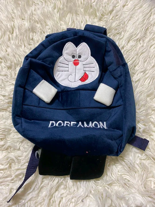 Cosmic Robot Cat Plush Backpack โ Premium 2-in-1 Kids Daycare & Outing Bag