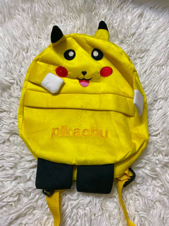 Pika-Buddy Plush Backpack β Premium 2-in-1 Character School & Travel Bag