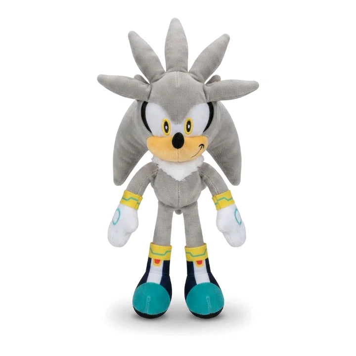Futuristic Silver Hedgehog โ Action Gaming Plush Toy Collection