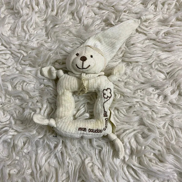 WHITE STUFFED TOYS (NEW BORN TOYS)