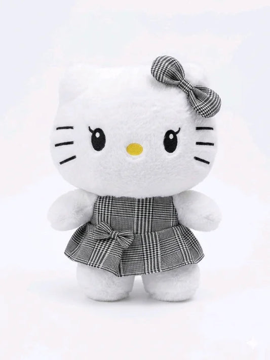 Adorable Teddy Bear in Polka Dot Skirt – Soft Stuffed Toy (30cm)