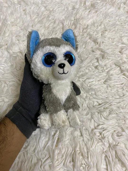 GREY CAT STUFFED TOYS