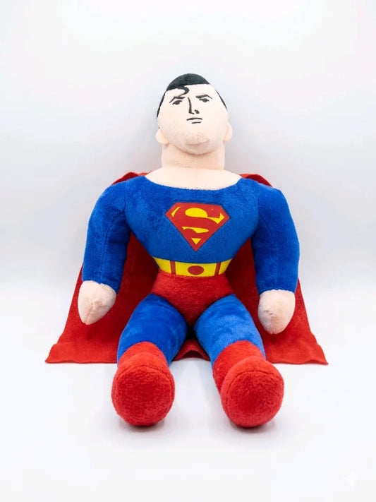 Man of Steel Superman Soft Plush Toy – Heroic DC Superhero Stuffed Figure (38cm)