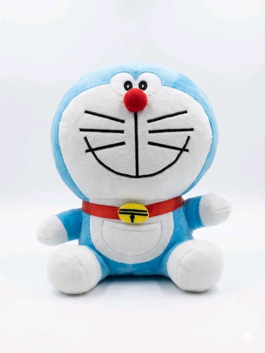 Classic Doraemon Soft Plush Toy – Iconic Robotic Cat Stuffed Animal (30cm)