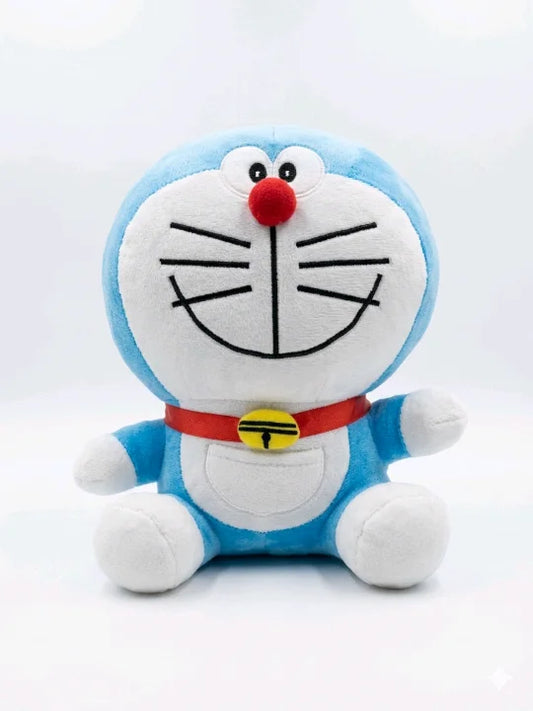 Classic Doraemon Soft Plush Toy – Iconic Robotic Cat Stuffed Animal (30cm)