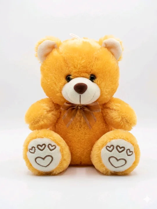 Cuddly Sky Blue Heart-Paw Teddy Bear – Premium Soft Plush Toy (22cm)