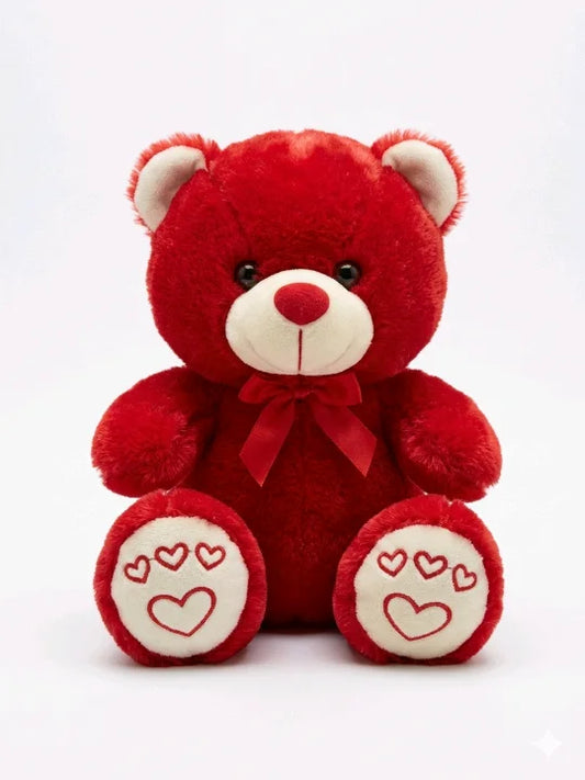 Cuddly Sky Blue Heart-Paw Teddy Bear – Premium Soft Plush Toy (22cm)