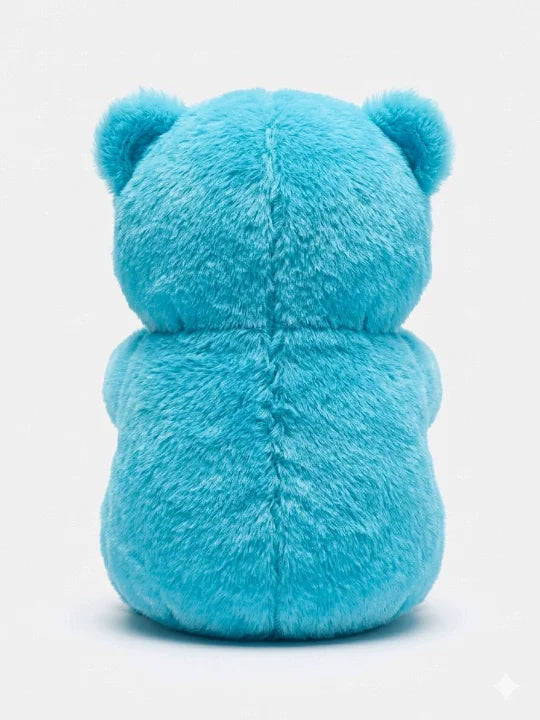 Cuddly Sky Blue Heart-Paw Teddy Bear – Premium Soft Plush Toy (22cm)
