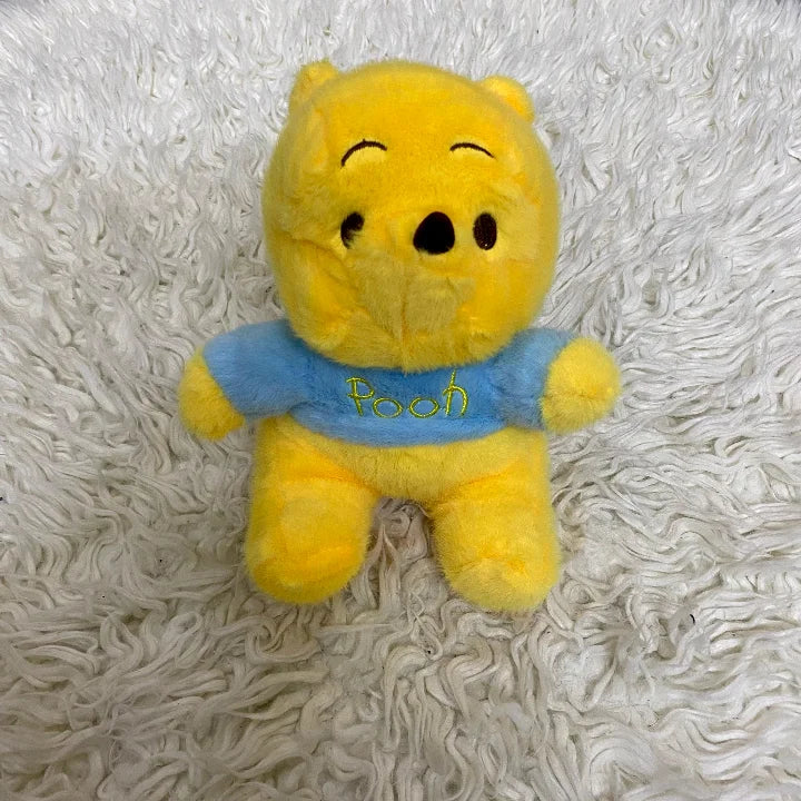 Disney-Inspired Winnie the Pooh Soft Toy (Blue/Pink) – 28cm