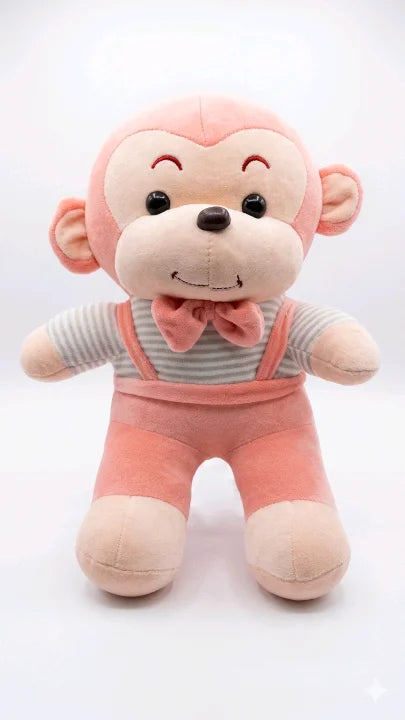 Happy Monkey Plush Toy – Soft Stuffed Monkey (35cm)