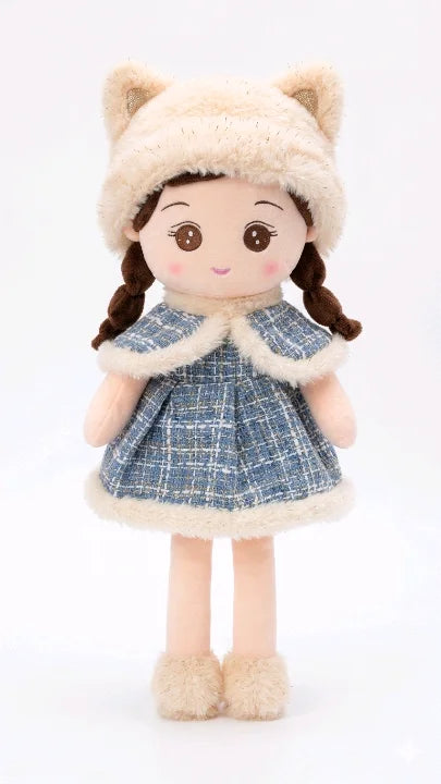 Elegant Winter Fashion Doll – Premium Tweed Plush Toy (60cm)