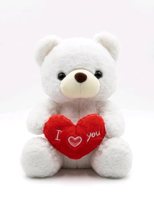 Cuddly "I Love You" Heart Teddy Bear – Premium Soft Gift Plush (25cm)