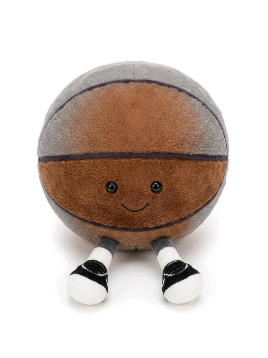Amusing Sports Ball Plush – Amigurumi Style Soft Toy with Shoes (30cm)