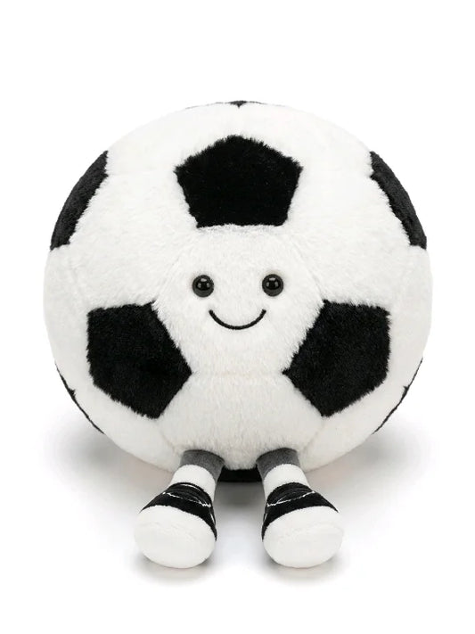 Amusing Sports Ball Plush – Amigurumi Style Soft Toy with Shoes (40cm)