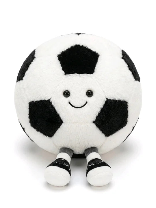 Amusing Sports Ball Plush – Amigurumi Style Soft Toy with Shoes (30cm)
