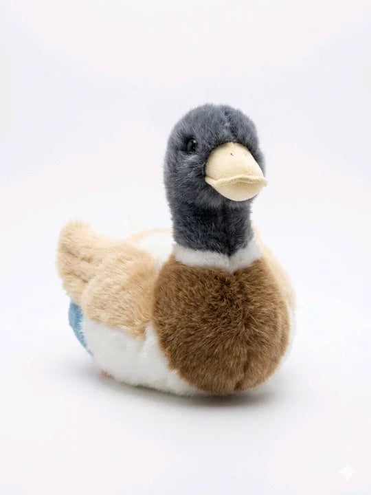 Realistic Mallard Duck Plush – Premium Soft Nature Toy (35cm)