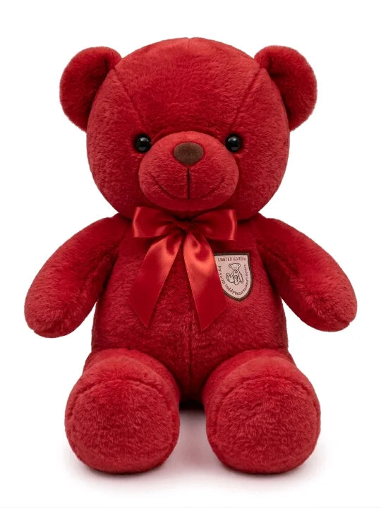 Limited Edition Premium Teddy Bear – Classic Soft Plush Toy with Satin Ribbon (22 Inch)