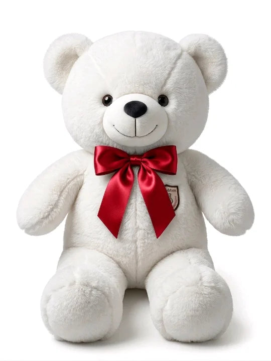 Limited Edition Premium Teddy Bear – Classic Soft Plush Toy with Satin Ribbon (22 Inch)