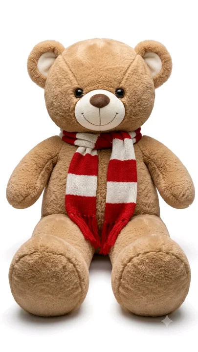 Jumbo Winter Scarf Teddy Bear – Premium 3 Feet (90cm) Giant Cuddly Plush Toy (Advance Payment Only)