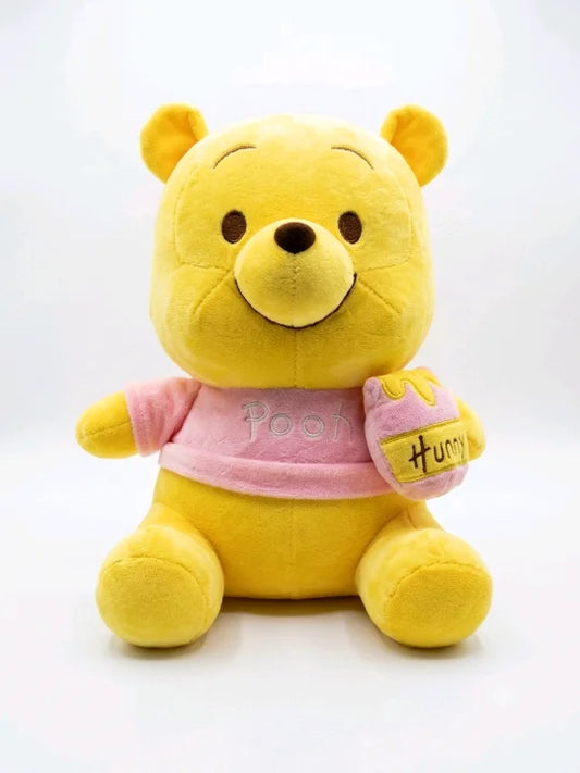 Cuddly Yellow Honey Bear – Premium 30cm Character Plush Toy (2 Colors)