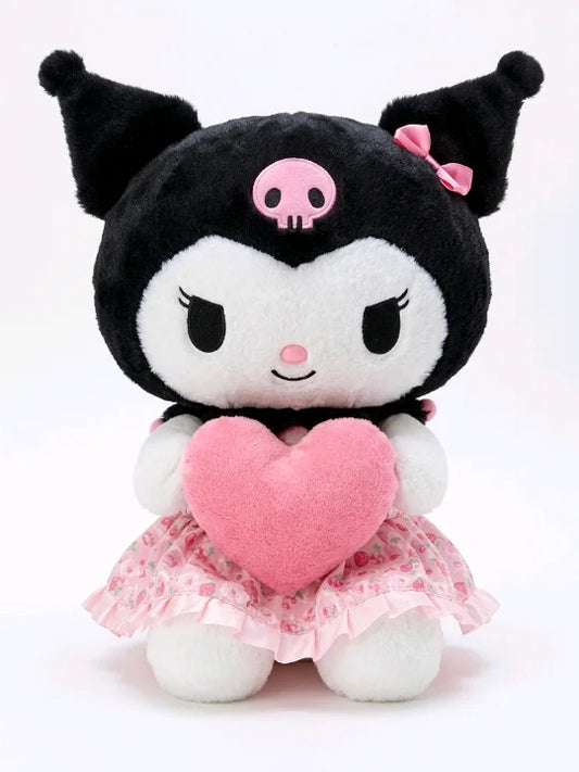 Sweet Goth Pink Heart Doll – Premium 40cm Large Character Plush Toy