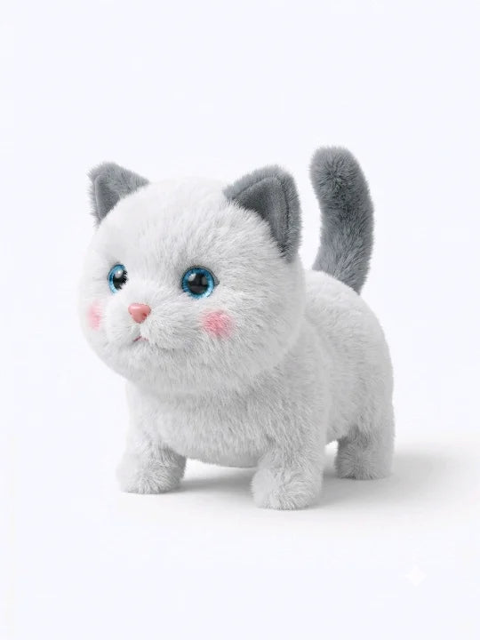 Meow-Melody Walking Kitten – Interactive Battery-Operated Toy (3 Colors)