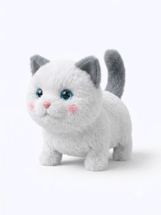 Meow-Melody Walking Kitten – Interactive Battery-Operated Toy (3 Colors)
