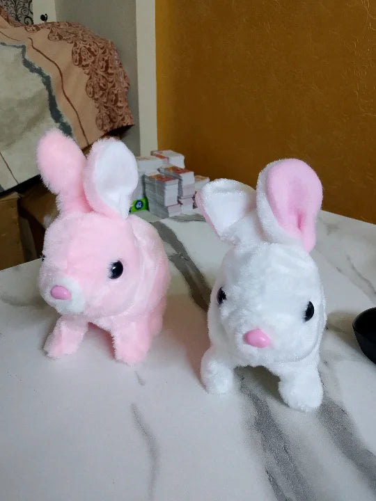 Hop-Along Musical Bunny – Interactive Battery-Operated Walking Toy (3 Colors)