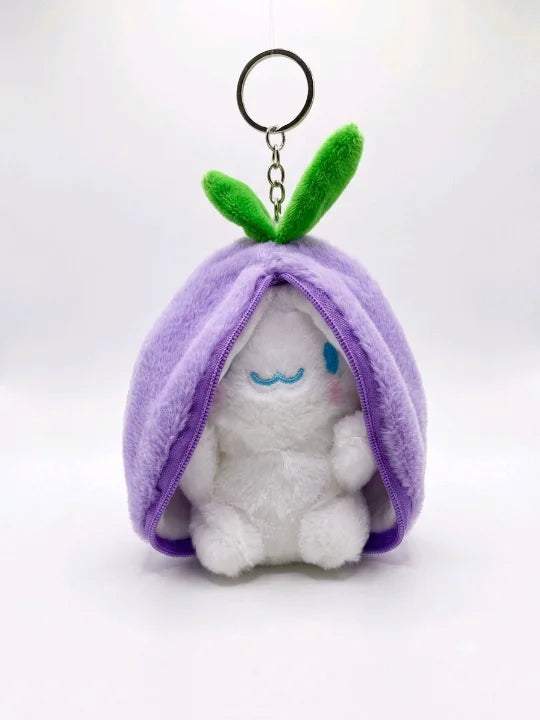 Cute Mini Plush Character Keychains & Bag Charms Collection