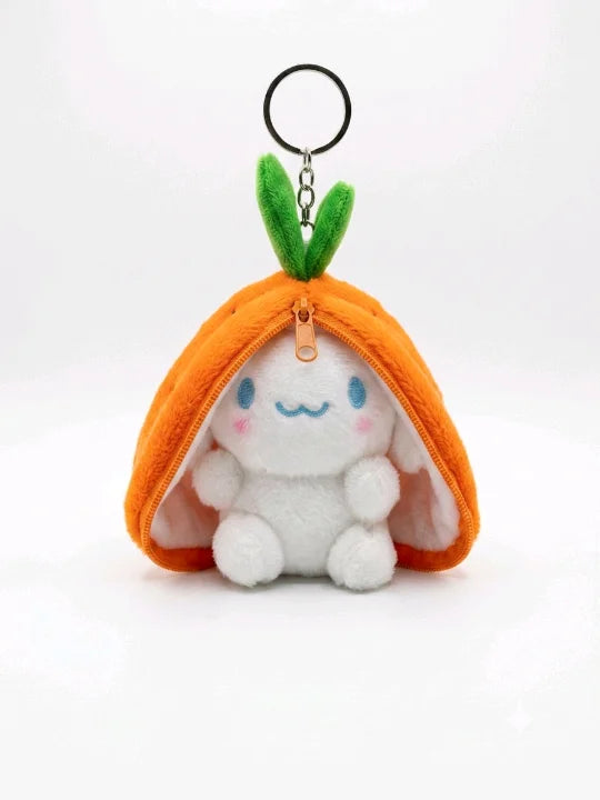 Cute Mini Plush Character Keychains & Bag Charms Collection