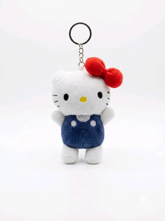 Cute Mini Plush Character Keychains & Bag Charms Collection