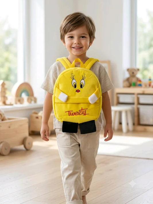 Tweety-Fly Plush Backpack – Premium 2-in-1 Cute Bird Toddler Travel Bag