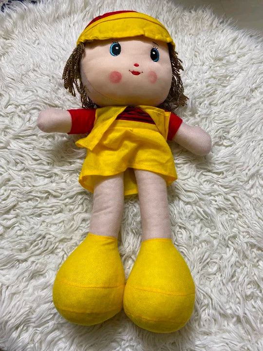 Trendy Cap Girl – 24-Inch (2 Feet) Plush Rag Doll Collection (4 Colors)