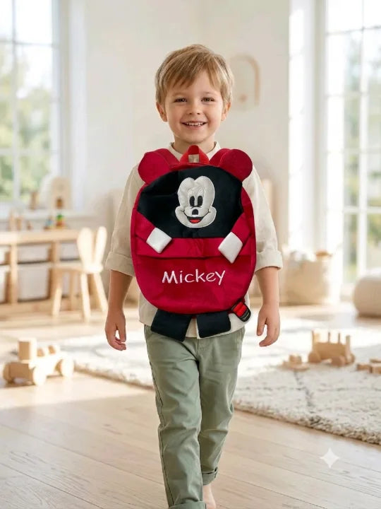 Retro Mouse Plush Backpack – Premium 2-in-1 Character Daycare & Outing Bag