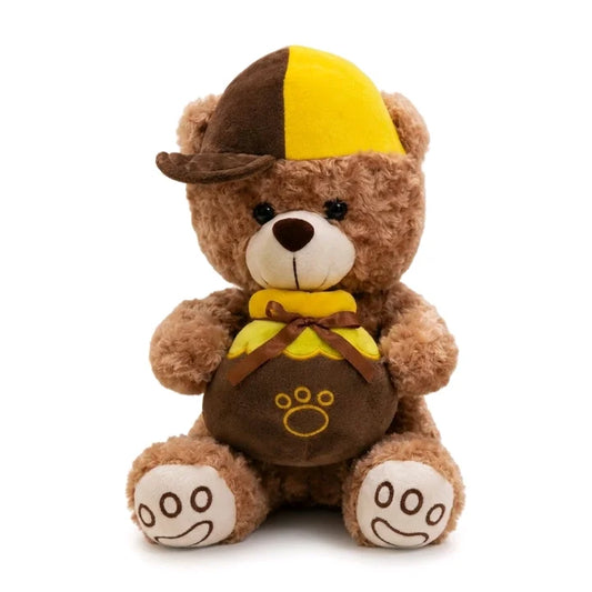 Honey Bear Scholar Brown Teddy Bear – 30 cm (12-Inch) Plush Toy