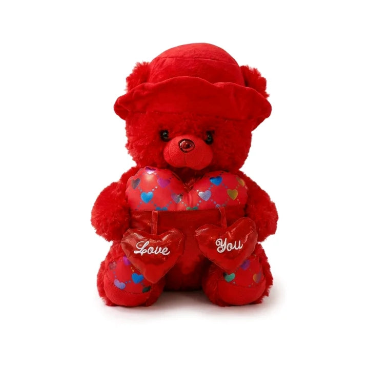 Heart Cushion Teddy Bear Plush – 30 cm & 40 cm Soft Toy